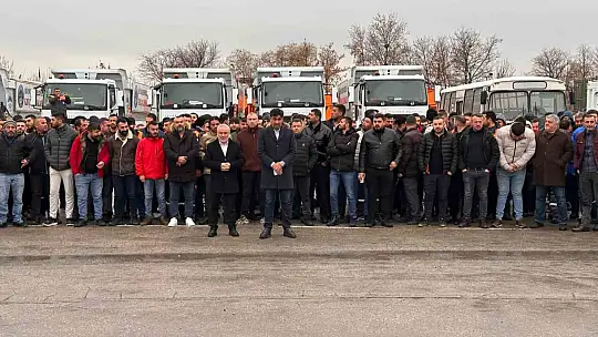 Kayseri'de belediye işçileri iş bıraktı