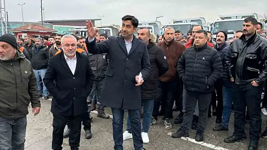 Kayseri'de belediye işçileri iş bıraktı