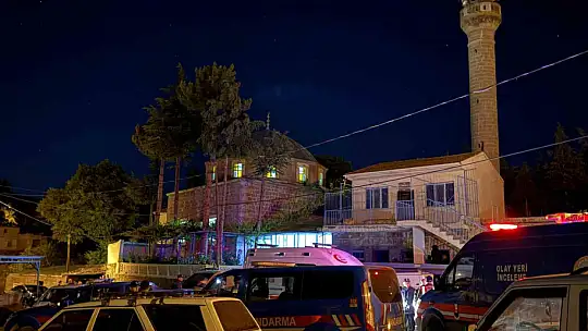 Kayseri'de cami cemaatine bıçaklı saldırı: 2 ölü