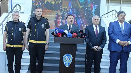 Kayseri'de Cumhuriyet tarihinin en büyük uyuşturucu operasyonu gerçekleştirildi