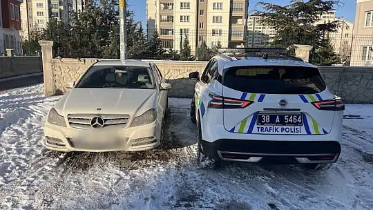 Kayseri'de drift atan 2 otomobile toplamda 163 bin TL para cezası