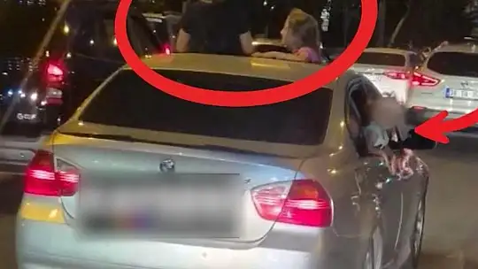 Kayseri'de drift atan kadın sürücüye 48 bin TL ceza yazıldı