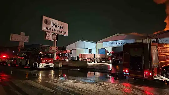 Kayseri'de fabrika yangını: Ekipler müdahale ediyor