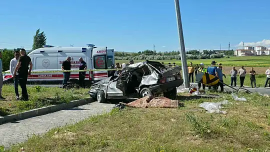 Kayseri'de feci kaza: 2 ölü, 4 yaralı