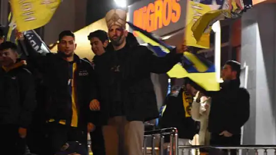 Kayseri'de Fenerbahçeli taraftarlardan Süper Kupa sevinci