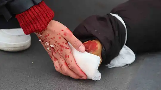 Kayseri'de film gibi otobüs kazası tatbikatı