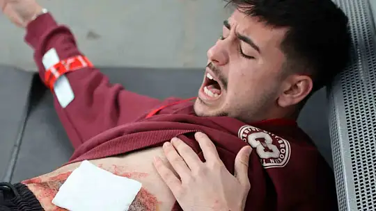 Kayseri'de film gibi otobüs kazası tatbikatı