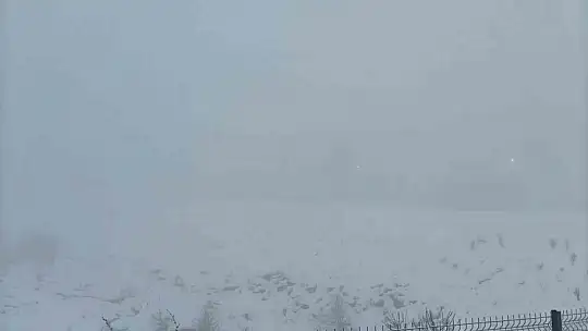 Kayseri'de görüş mesafesine sis engeli