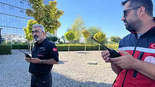 Kayseri'de haberleşme tatbikatı gerçekleştirildi