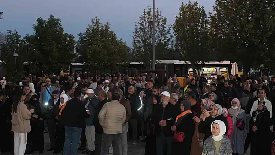 Kayseri'de hac kafilesi kutsal topraklara dualarla uğurlandı