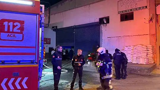 Kayseri'de hayvansal yan ürünler tesisinde yangın