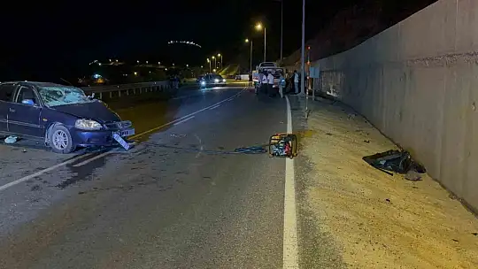 Kayseri'de iki araç kafa kafaya çarpıştı: 1 ölü, 3 yaralı