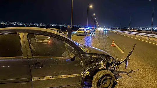 Kayseri'de iki otomobil çarpıştı: 1 yaralı