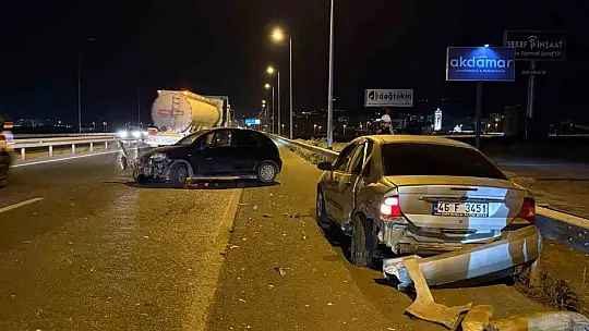 Kayseri'de iki otomobil çarpıştı: 1 yaralı
