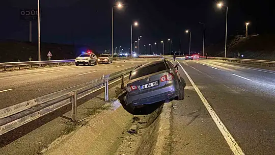 Kayseri'de iki otomobilin çarpıştığı kazada 3 yaşındaki bebek yaralandı