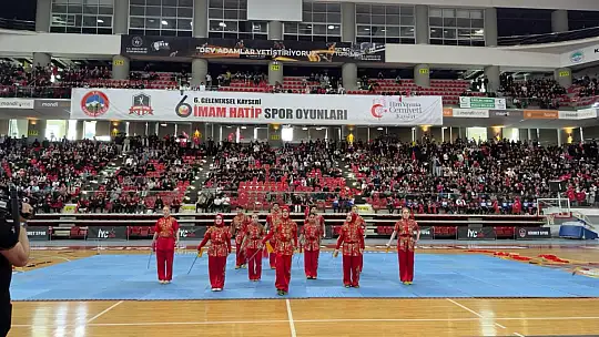 Kayseri'de imam hatip rüzgarı: 3 bin sporcu, tek yürek