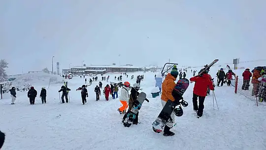 Kayseri'de kar güzelliği