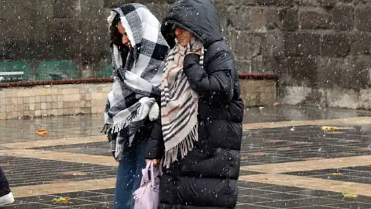 Kayseri'de kar yağışı etkili oldu