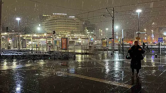 Kayseri'de kar yağışı etkili oldu