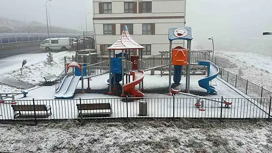 Kayseri'de kar yağışı ve sis etkili oldu