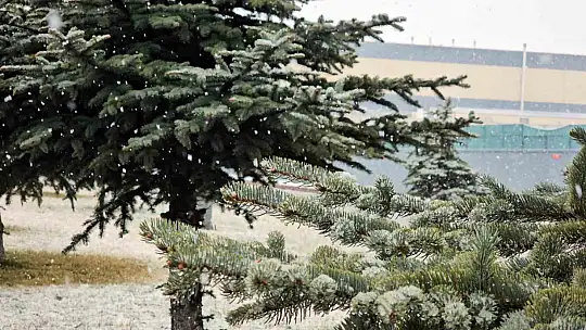 Kayseri'de kar yağışı: Yüksek kesimler beyaza büründü