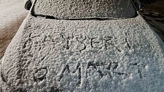 Kayseri'de kar yağışı