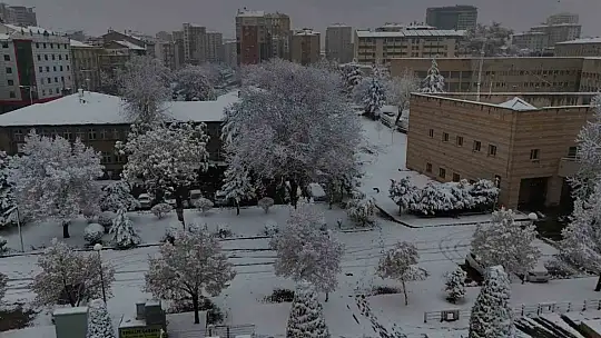 Kayseri'de kasım ayında son 20 yılın en fazla kar yağışı yaşandı