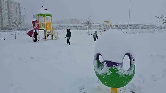 Kayseri'de kasım ayında son 20 yılın en fazla kar yağışı yaşandı