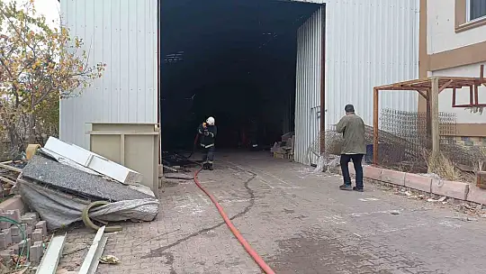 Kayseri'de korkutan yangın
