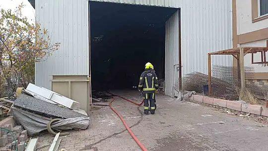 Kayseri'de korkutan yangın