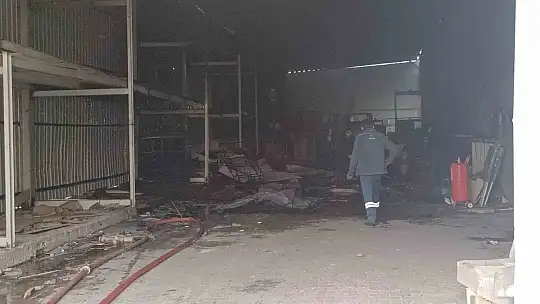 Kayseri'de korkutan yangın