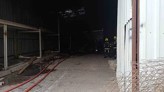 Kayseri'de korkutan yangın