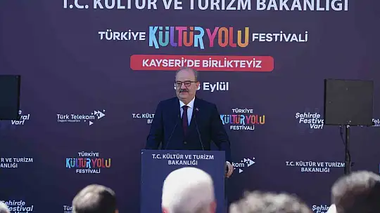 Kayseri'de Kültür Yolu heyecanı başladı
