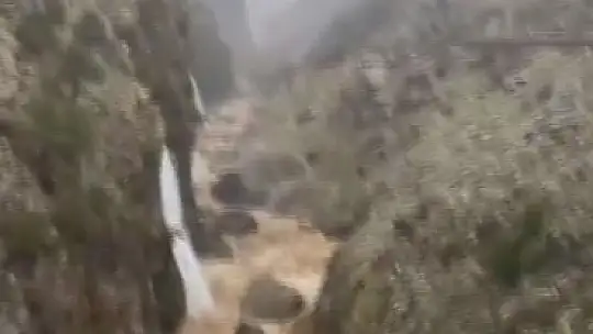 Kayseri'de mahalle sel suları altında kaldı