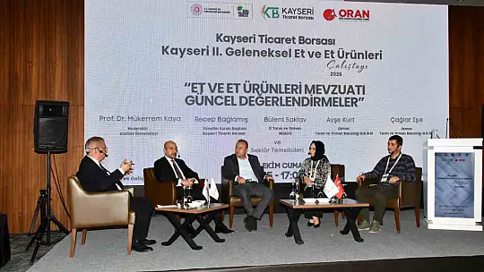 Kayseri'de masaya yatırıldı Türk Gıda Kodeksi'nde karşılık buldu