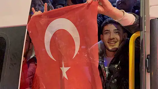 Kayseri'de milli sevinç