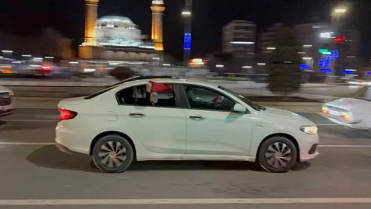 Kayseri'de milli sevinç