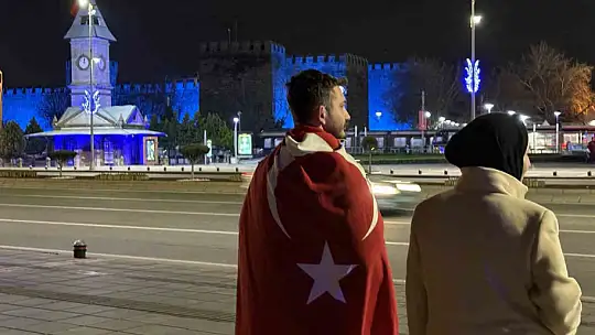 Kayseri'de milli sevinç