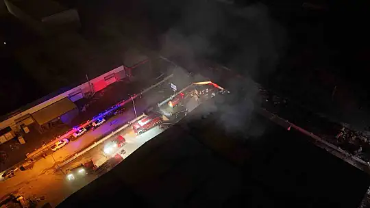 Kayseri'de mobilya fabrikasında yangın