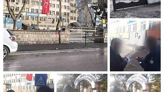 Kayseri'de okul çevrelerinde bin 486 şahıs sorgulandı