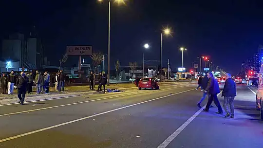 Kayseri'de otomobil yayaya çarptı: 1 ölü