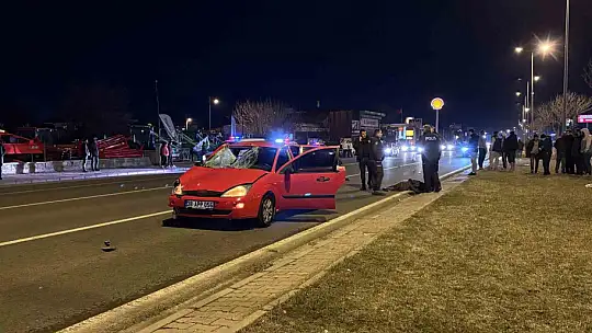 Kayseri'de otomobil yayaya çarptı: 1 ölü