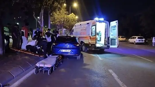 Kayseri'de otomobille motosiklet çarpıştı: 1 yaralı