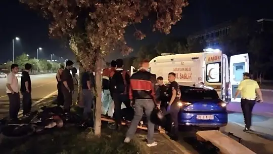 Kayseri'de otomobille motosiklet çarpıştı: 1 yaralı