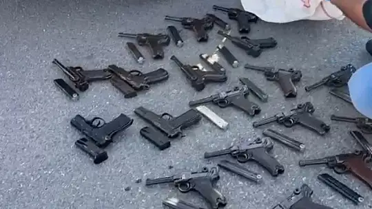 Kayseri'de ruhsatsız silah operasyonu