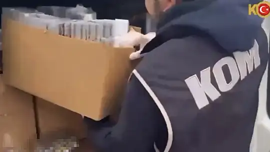 Kayseri'de sigara kaçakçılarına operasyon: 4 gözaltı