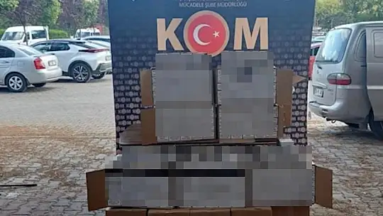 Kayseri'de sigara kaçakçılarına operasyon: 2 gözaltı
