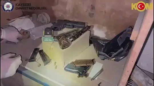 Kayseri'de silah kaçakçılarına operasyon: 5 gözaltı