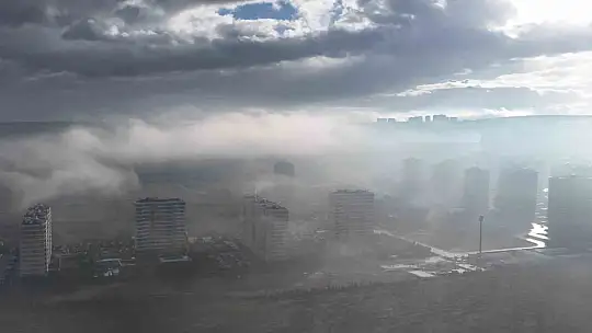 Kayseri'de sis etkili oldu