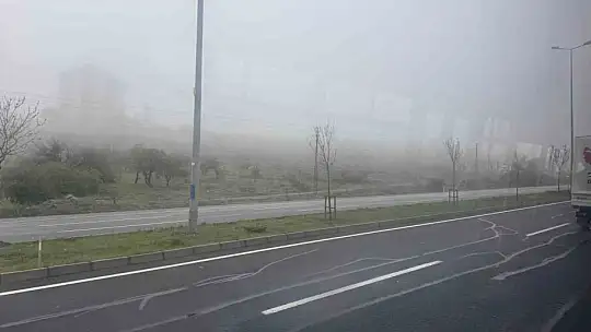 Kayseri'de sis etkili oldu